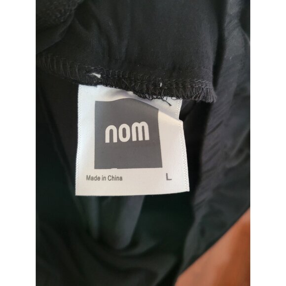 Nom Maternity Natalie black Work pants size Large Pregnancy baby Career - Picture 5 of 8